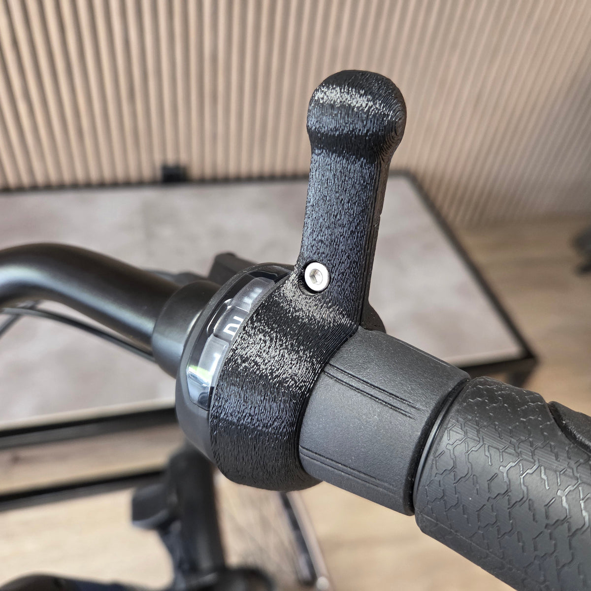 Schakelpook hangreep op Shimano Nexus - vooraanzicht